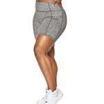 ALLURE HEATHER ENHANCED ZIPPER SHORTS - ILUS LABEL