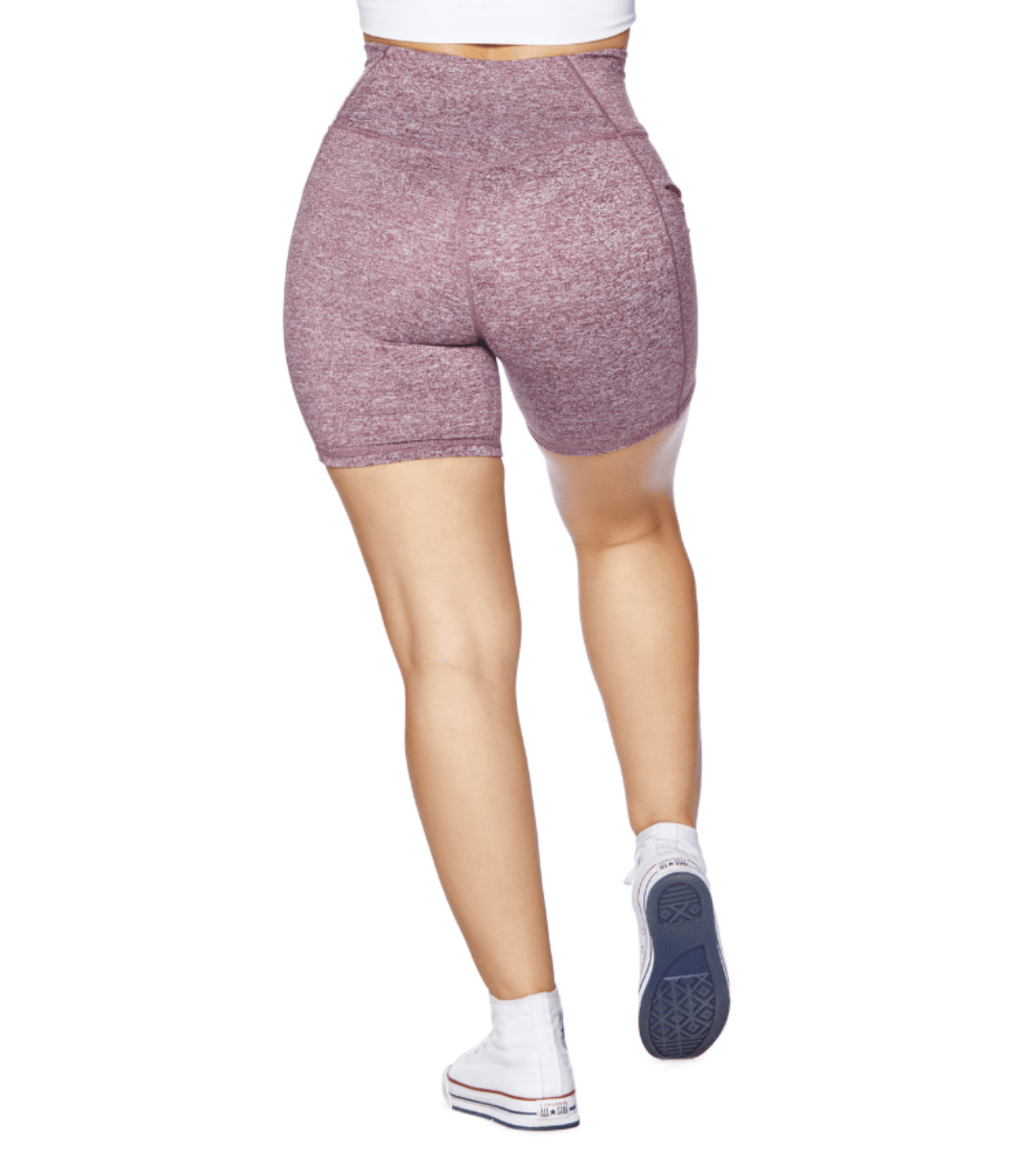 ALLURE HEATHER ENHANCED ZIPPER SHORTS - ILUS LABEL