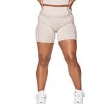 ALLURE HEATHER ENHANCED ZIPPER SHORTS - ILUS LABEL