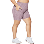 ALLURE HEATHER ENHANCED ZIPPER SHORTS - ILUS LABEL