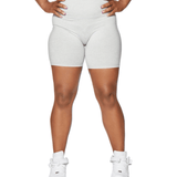 ALLURE HEATHER ENHANCED ZIPPER SHORTS - ILUS LABEL