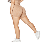 ALLURE HEATHER ENHANCED ZIPPER SHORTS - ILUS LABEL