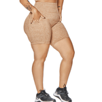 ALLURE HEATHER ENHANCED ZIPPER SHORTS - ILUS LABEL