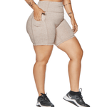 ALLURE HEATHER ENHANCED ZIPPER SHORTS - ILUS LABEL