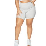 ALLURE HEATHER ENHANCED ZIPPER SHORTS - ILUS LABEL