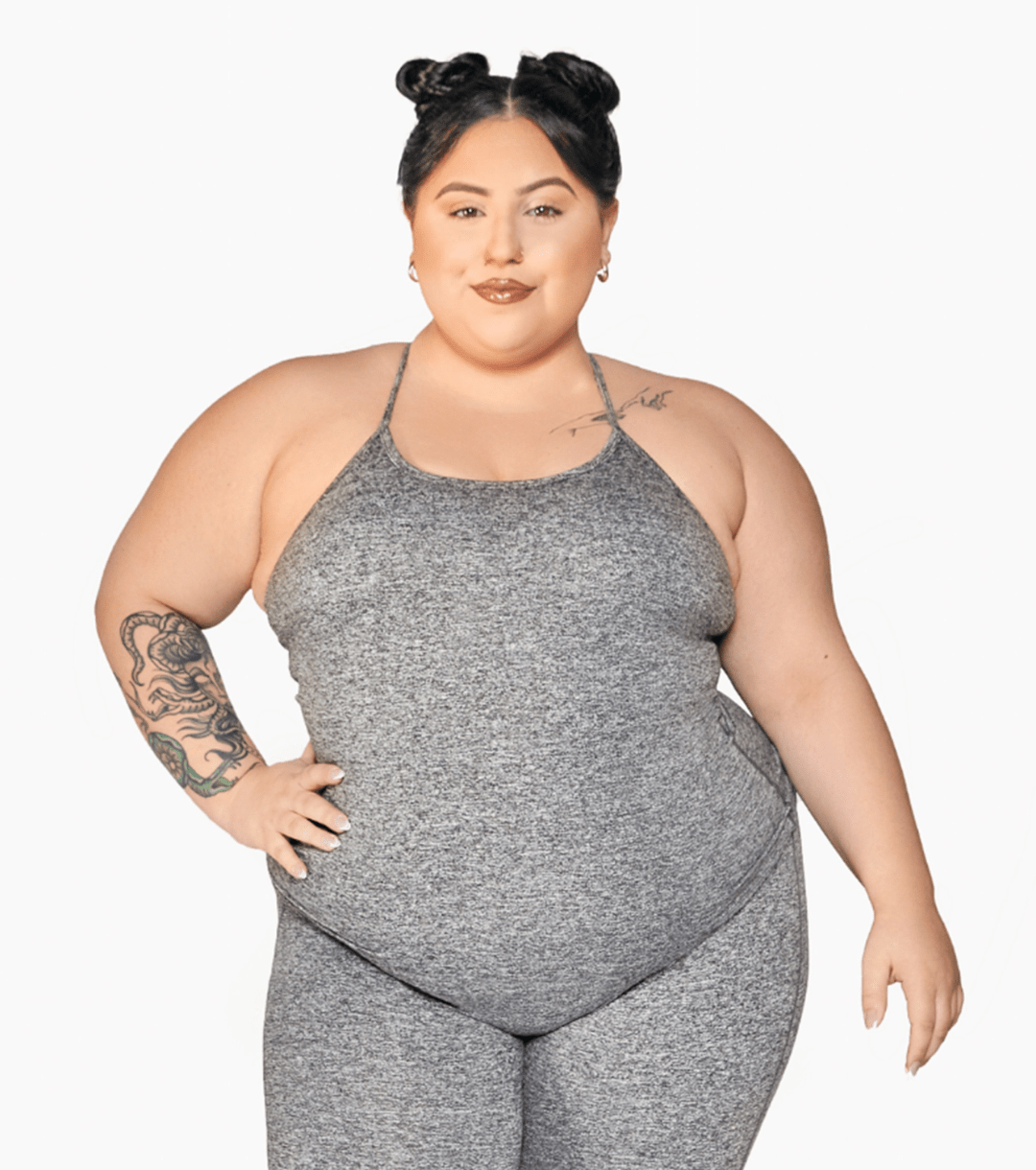 ALLURE HEATHER FULL LENGTH TOP - ILUS LABEL