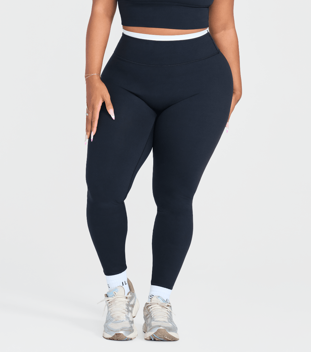 BONDED DUAL TONE LEGGINGS - ILUS LABEL
