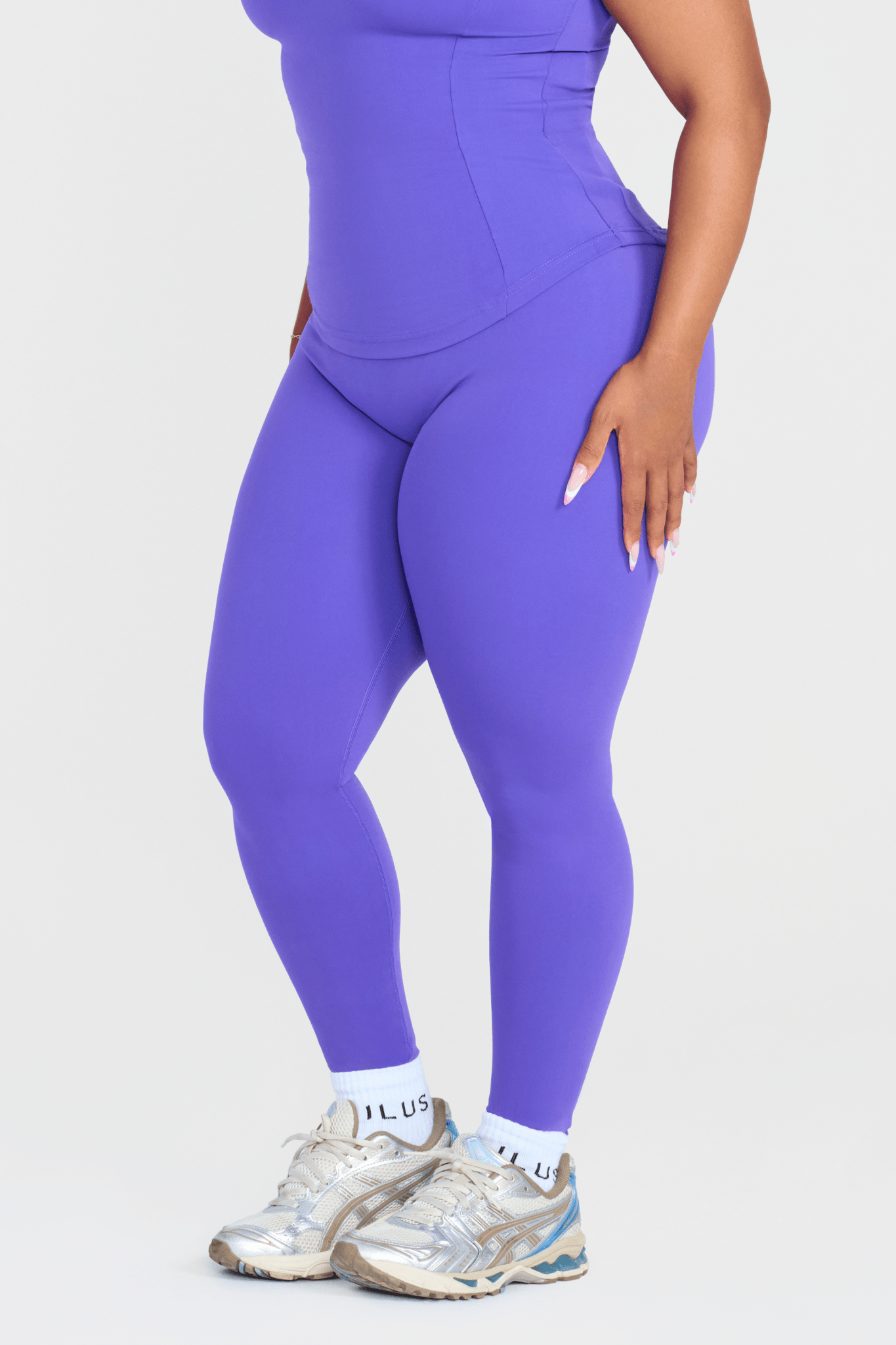 BONDED DUAL TONE LEGGINGS - ILUS LABEL