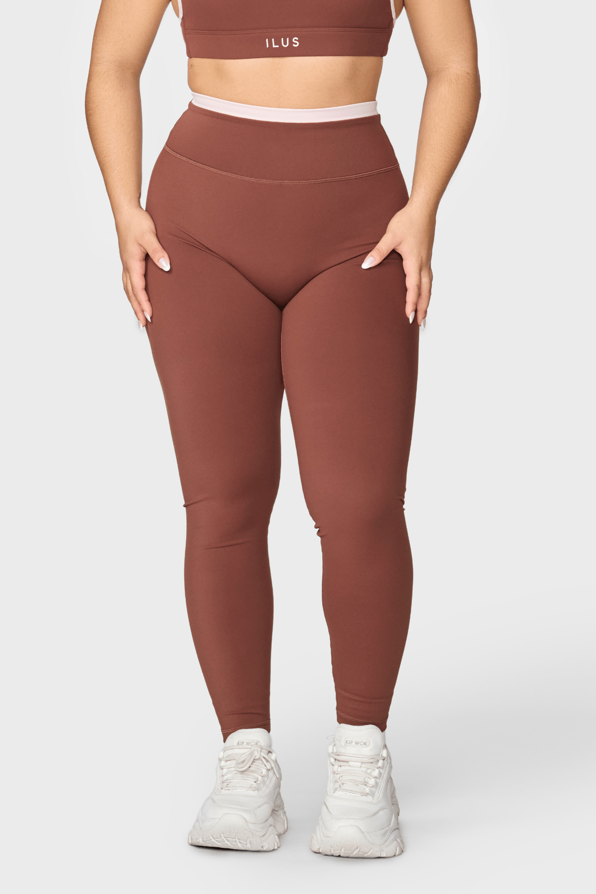 BONDED DUAL TONE LEGGINGS - ILUS LABEL