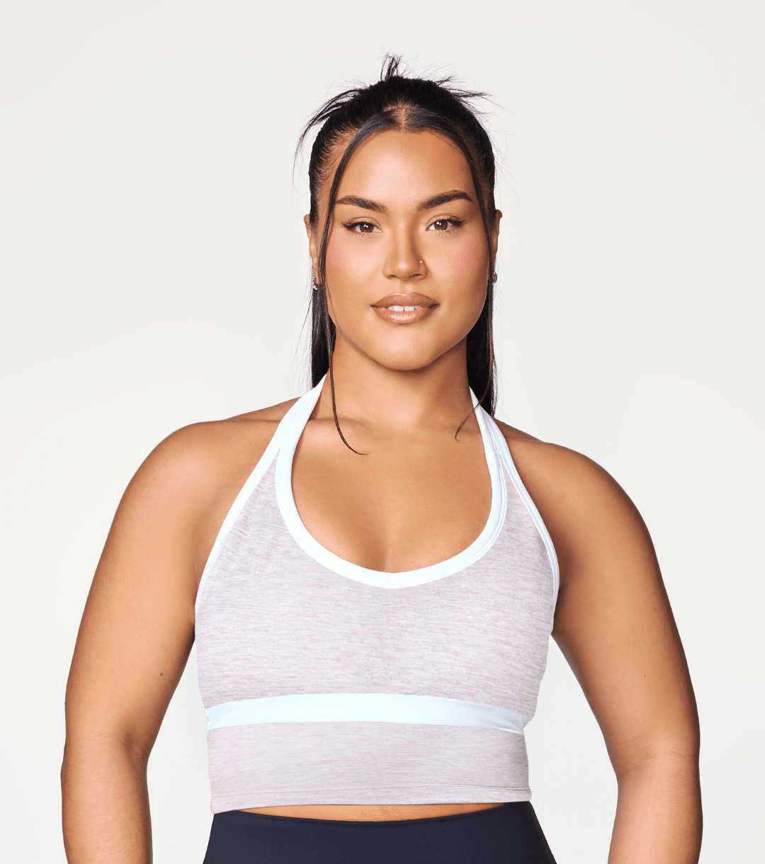 BONDED HALTER BRA - ILUS LABEL