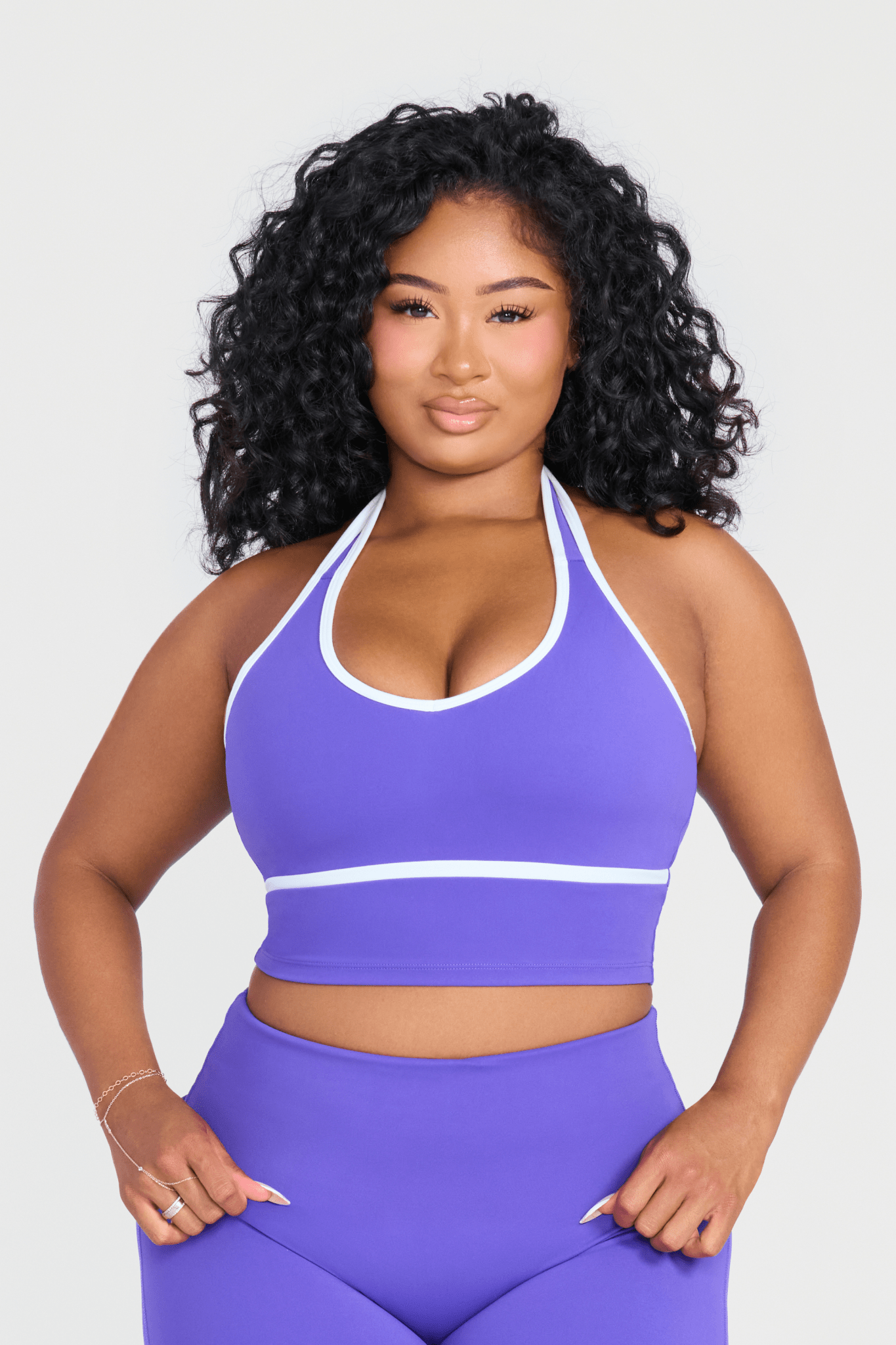 BONDED HALTER BRA - ILUS LABEL