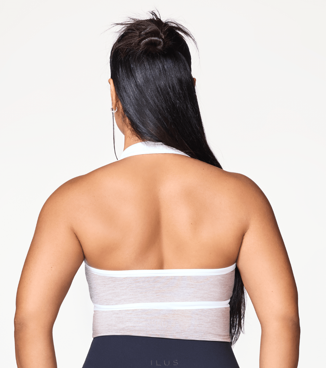 BONDED HALTER BRA - ILUS LABEL