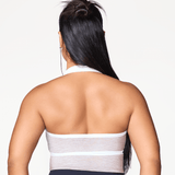 BONDED HALTER BRA - ILUS LABEL