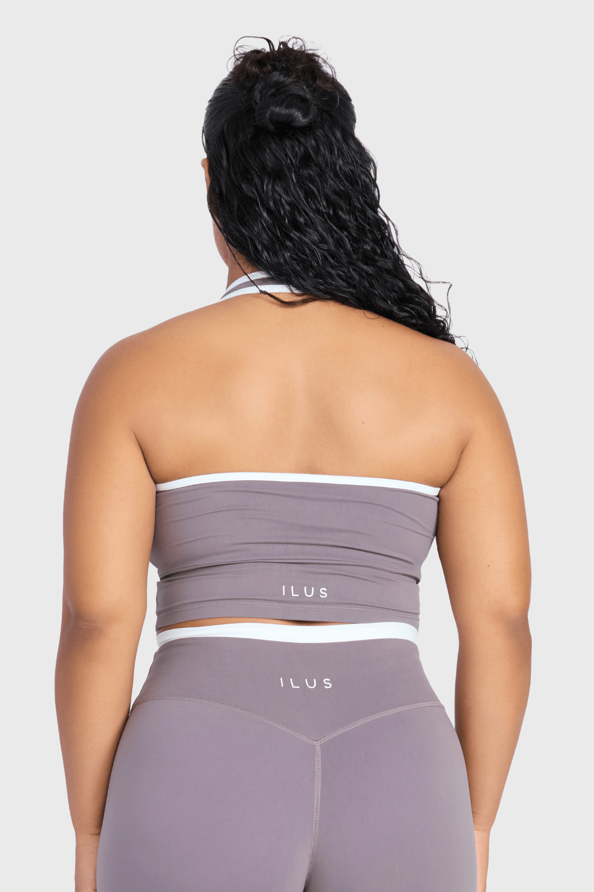 BONDED HALTER BRA - ILUS LABEL