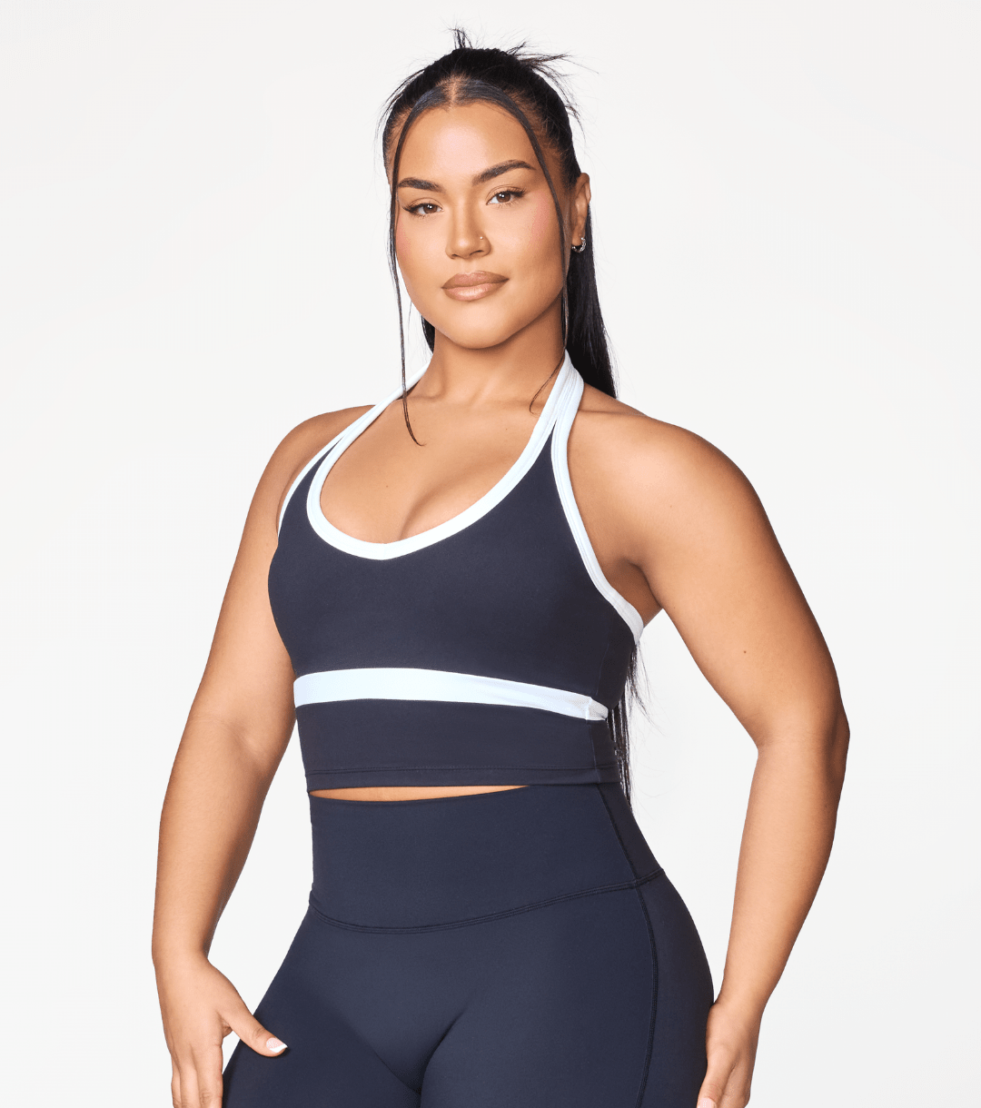 BONDED HALTER BRA - ILUS LABEL