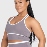 BONDED HALTER BRA - ILUS LABEL