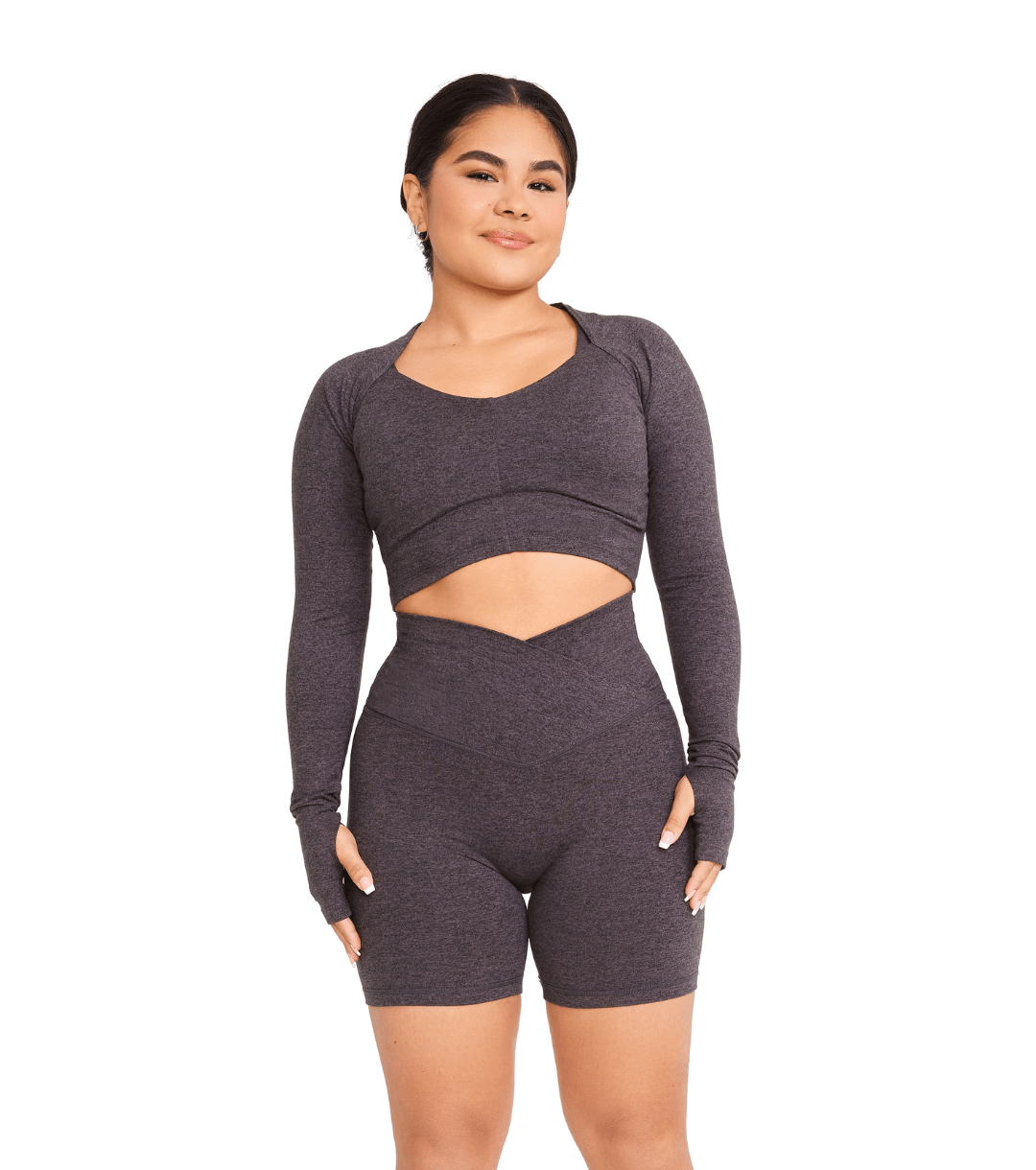 CINCH ALLURE CROSS - OVER CROP TOP - ILUS LABEL
