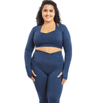 CINCH ALLURE CROSS - OVER CROP TOP - ILUS LABEL