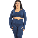 CINCH ALLURE CROSS - OVER CROP TOP - ILUS LABEL