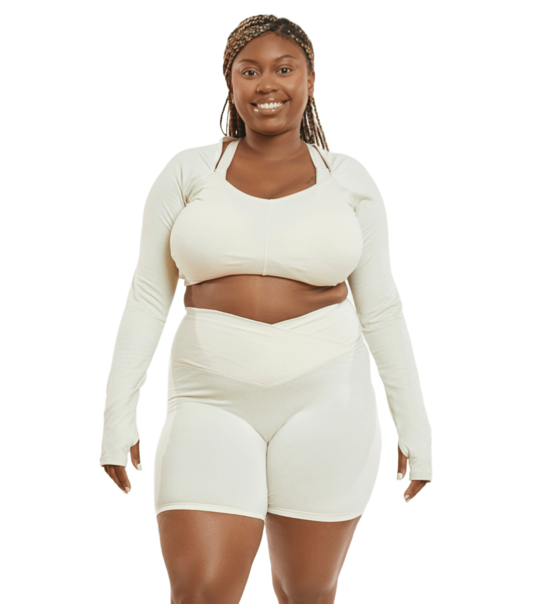 CINCH ALLURE CROSS - OVER CROP TOP - ILUS LABEL