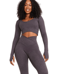 CINCH ALLURE CROSS - OVER CROP TOP - ILUS LABEL