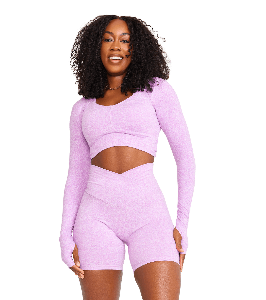 CINCH ALLURE CROSS - OVER CROP TOP - ILUS LABEL