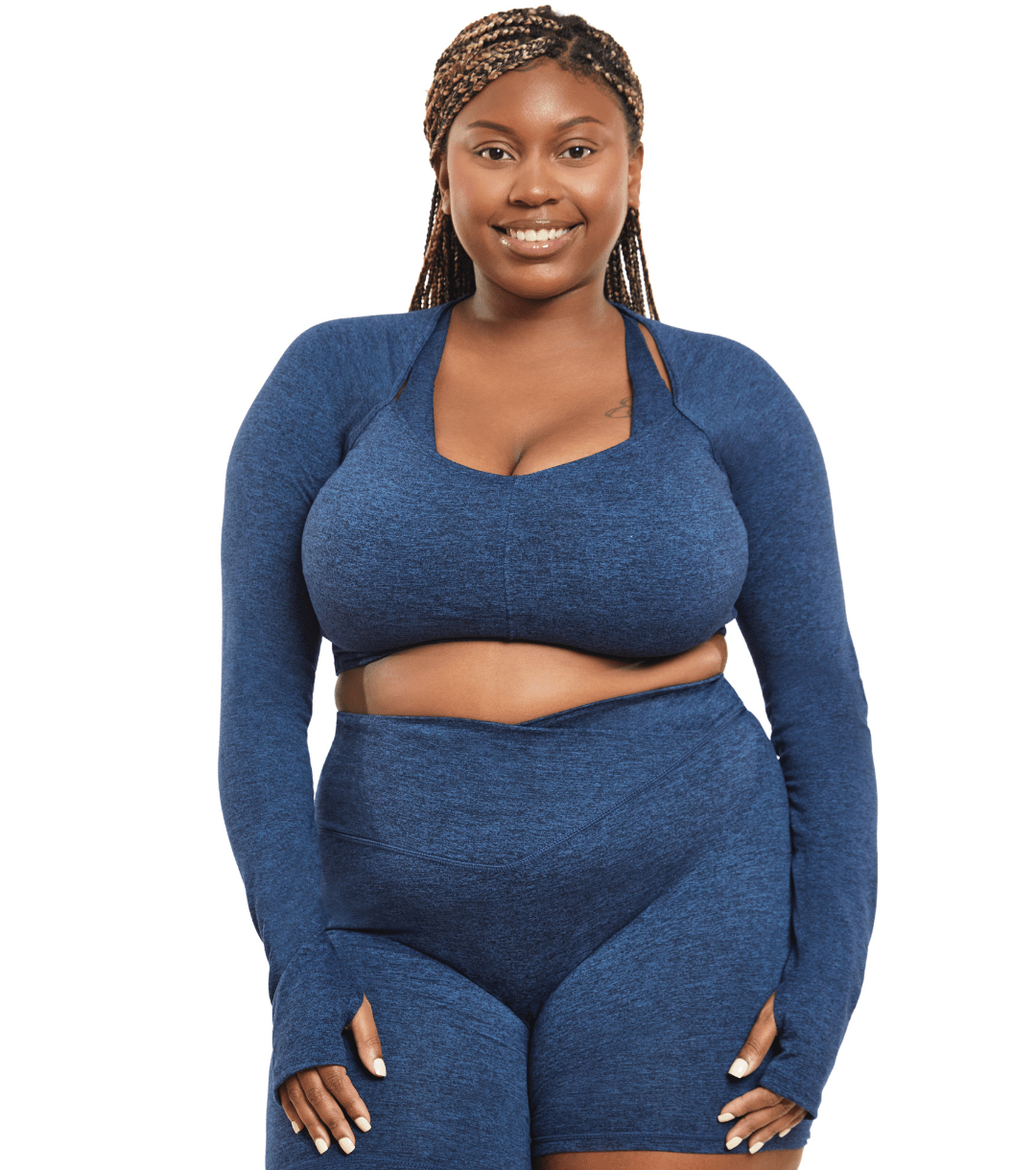 CINCH ALLURE CROSS - OVER CROP TOP - ILUS LABEL