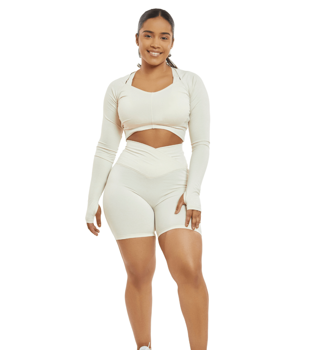 CINCH ALLURE CROSS - OVER CROP TOP - ILUS LABEL