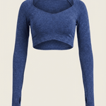 CINCH ALLURE CROSS - OVER CROP TOP - ILUS LABEL
