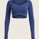 CINCH ALLURE CROSS - OVER CROP TOP - ILUS LABEL