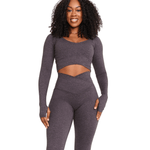 CINCH ALLURE CROSS - OVER CROP TOP - ILUS LABEL