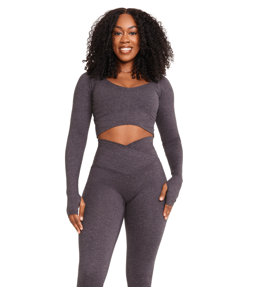 CINCH ALLURE CROSS - OVER CROP TOP - ILUS LABEL