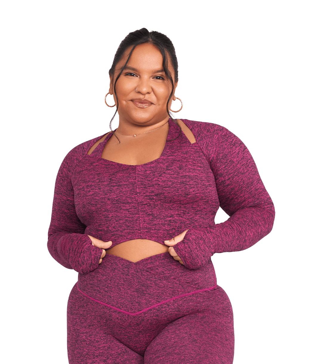 CINCH ALLURE CROSS - OVER CROP TOP - ILUS LABEL