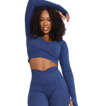 CINCH ALLURE CROSS - OVER CROP TOP - ILUS LABEL