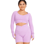 CINCH ALLURE CROSS - OVER CROP TOP - ILUS LABEL