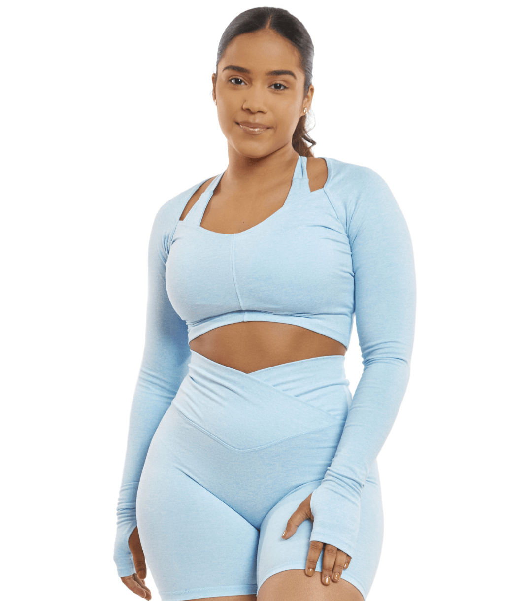 CINCH ALLURE CROSS - OVER CROP TOP - ILUS LABEL
