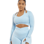 CINCH ALLURE CROSS - OVER CROP TOP - ILUS LABEL
