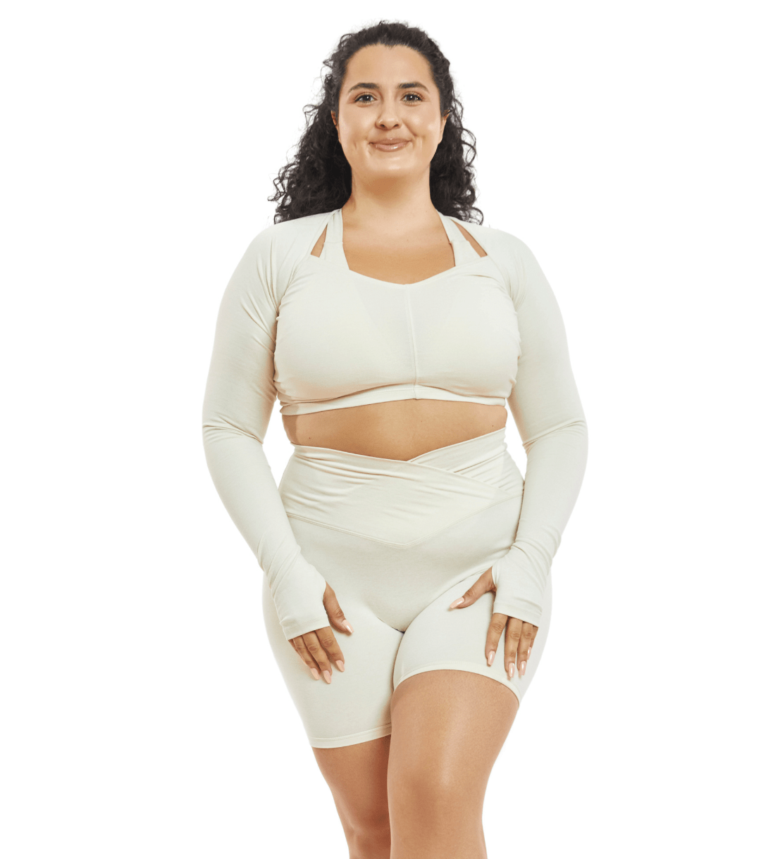 CINCH ALLURE CROSS - OVER CROP TOP - ILUS LABEL