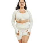 CINCH ALLURE CROSS - OVER CROP TOP - ILUS LABEL