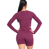 CINCH ALLURE CROSS - OVER CROP TOP - ILUS LABEL