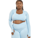 CINCH ALLURE CROSS - OVER CROP TOP - ILUS LABEL