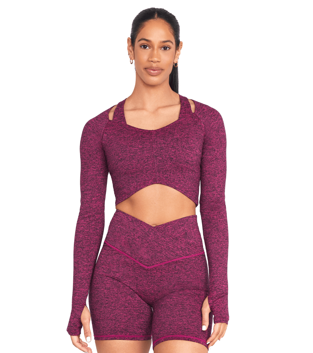 CINCH ALLURE CROSS - OVER CROP TOP - ILUS LABEL