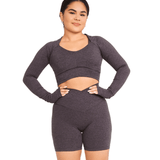 CINCH ALLURE CROSS - OVER CROP TOP - ILUS LABEL