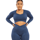 CINCH ALLURE CROSS - OVER CROP TOP - ILUS LABEL