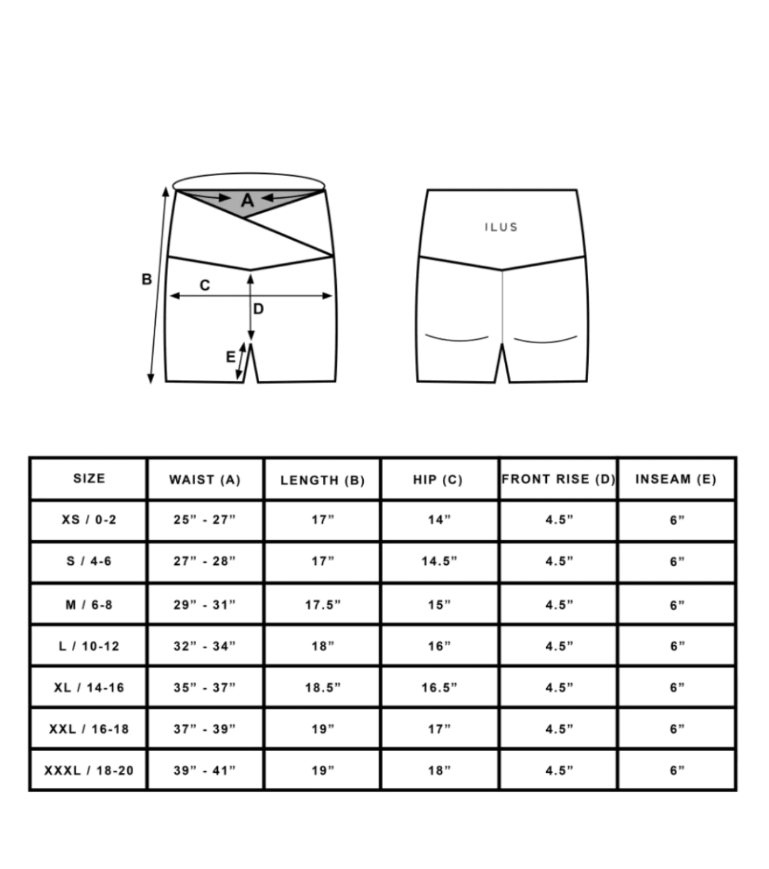 CINCH ALLURE CROSS OVER SHORTS - ILUS LABEL