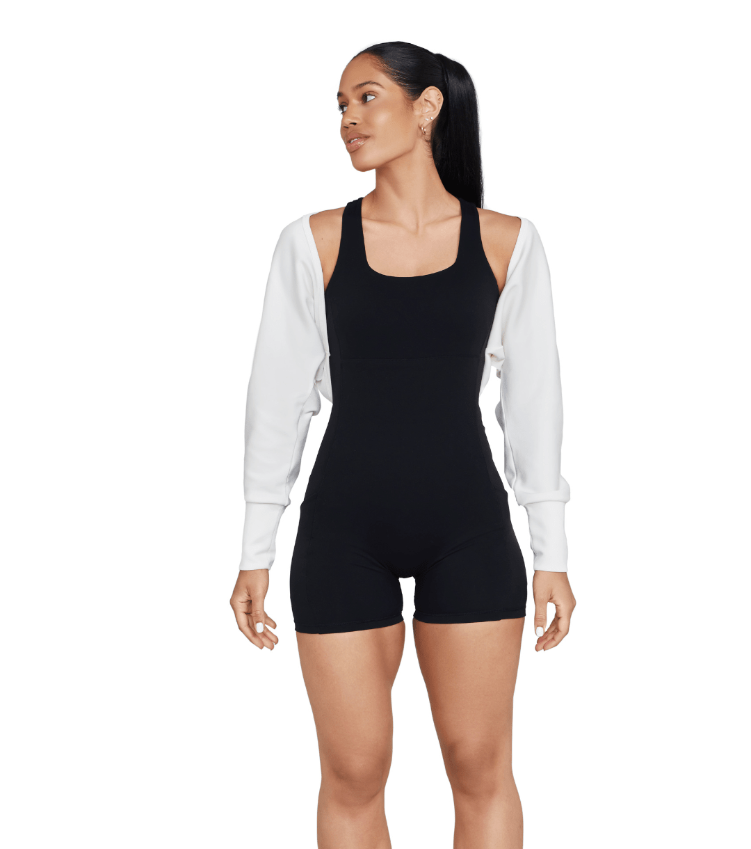 ESSENTIAL OVERSIZED SHRUG - ILUS LABEL