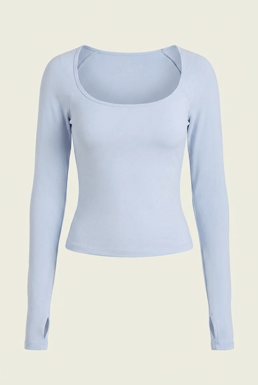 ESSENTIAL SCOOP LONG SLEEVE - ILUS LABEL