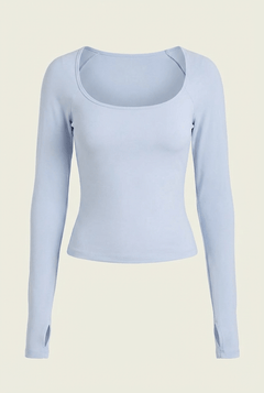 ESSENTIAL SCOOP LONG SLEEVE - ILUS LABEL