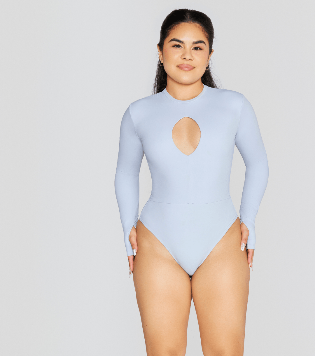 EXPOSED REVERSIBLE LONG SLEEVE BODYSUIT - ILUS LABEL