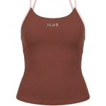 FUNDAMENTAL BARE TANK - CHOCOLATE - ILUS LABEL